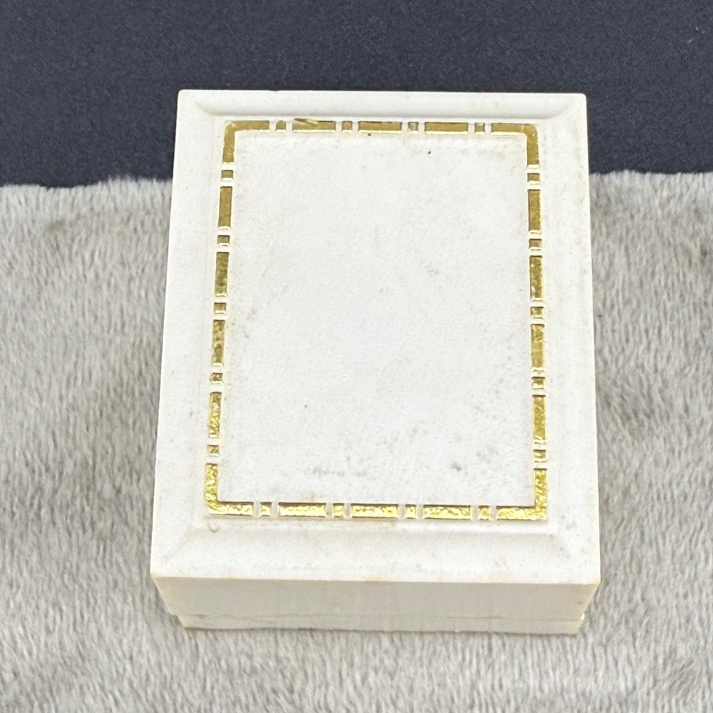 Vintage Jewelry‎ Presentation Box Celluloid Blue Velvet
